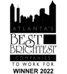 Atlanta's best company to work for 2022 award logo.
